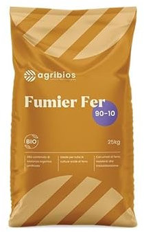 Stallatic en pellets (Fumier Fer 90-10) 5/15 mm (25 kg), engrais granulaire pour plantes
