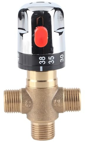 Valvola miscelatrice termostatica Controllo termostato in Ottone Miscelatore Miscelatore Acqua Miscelatore Temperatura Tubo Bacino per Doccia Controllo Temperatura Acqua Controllo