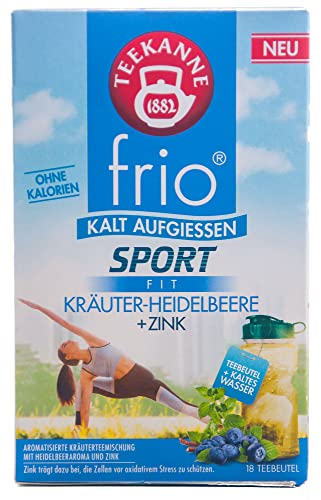Teekanne frio Sport Fit Kr?uter-Heidelbeere, 5er Pack (5 x 45 g)