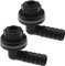 YINETTECH 2 Piezas Conector de Tanque de Agua de Conector de Grifo de Manguera de Plástico de Repuesto Juntas de Drenaje de Agua Impermeables Accesorios para Jardín Macizos de Flores Césped