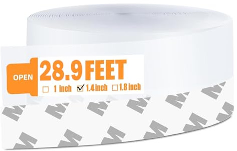 28.9 Ft Weather Stripping Door Seal Strip Tape,Silicone Draft Stopper,Self Adhesive Shower Door Bottom Seal, Insulation Strip for Frame Windows and Glass Gaps (Transparent, 35mm)