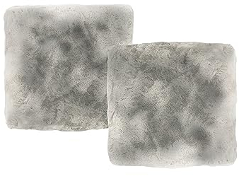 jilda-tex Set Kissenbezug mit Füllung Sofakissen Dekokissen Kissenbezüge Couchkissen Weich Kissenbezug Zierkissenbezug in Felloptik Rabbit Deluxe 750 GSM Kunstfell Fellimitat (Nerzfell, 2X 45x45 cm)