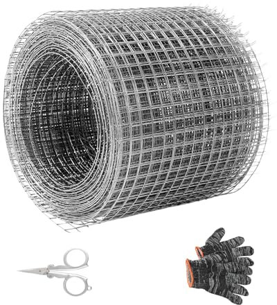 Grillage Anti Rongeur 10 cm*6 m Grille Anti Rongeur Grillage Cloture Grillage INOX Grille Anti Rongeur Grillage Jardin Protection du Jardin Contre Les Rongeurs Anti Souris Anti Rat (1, Grau)