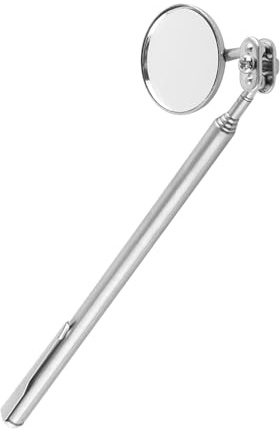 MotorMinds Specchio Ispezione Telescopico, Specchio Ispezione Telescopico da 30-50m Lente Rotonda Strumento di Rilevamento Estensibile per Manutenzione delle Auto (Tipo Penna