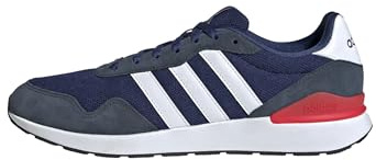 adidas Herren Run 60s 4.0 Shoes, Dark Blue/Cloud White/Aurora Ink, 43 1/3 EU