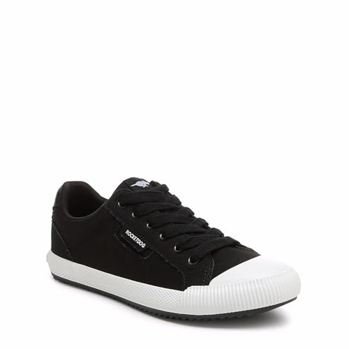 Rocket Dog Cheery Womens Black Casual Canvas Shoe - Size 4 UK - Black