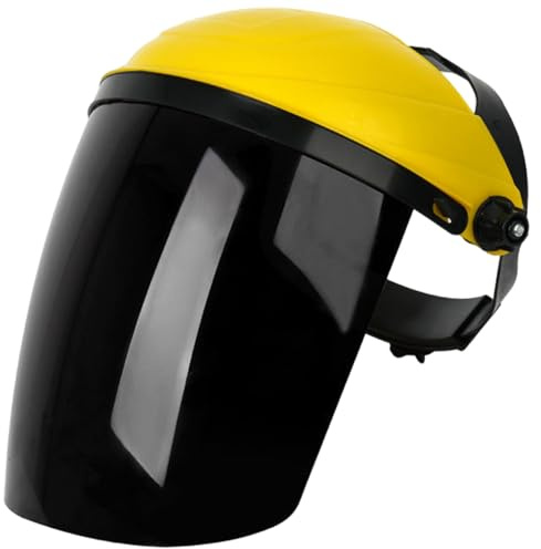 Peosaard Maschera di saldatura, scudo facciale 11x9 portatile di sicurezza leggera di protezione leggera Maschera anticogana a faccia piena per macinazione, saldatura e taglio, piena