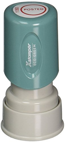 SHACHIHATA INC Specialty Stamp, Pre-Inked, Posted Ink Stamp, 5/8-Inch, Red (XST11363)