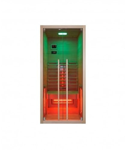 Bagno Italia Sauna Infrarossi 90x100 cm piastre full spectrum radio bluetooth e led