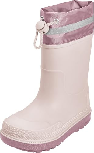 Playshoes Gummistiefel Punkte flicka Gummistövlar av naturgummi, trendiga unisex regnstövlar med reflektorer, prickade med prickmönster