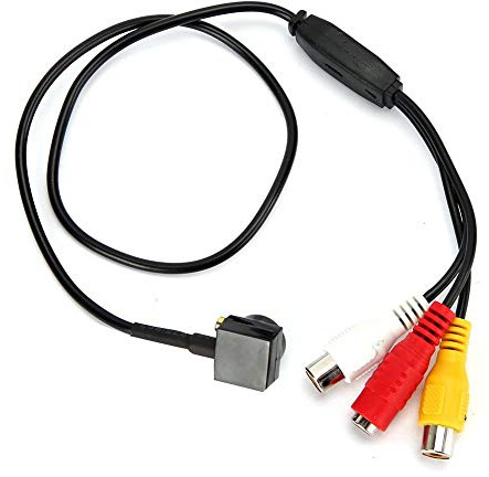 Tangxi Mini caméra de vidéosurveillance, Mini caméra de sécurité Espion HD CCTV/caméra HD de Surveillance Audio et vidéo, Mini-télévision en Circuit fermé Filaire IR 3,6 mm 1000TVL