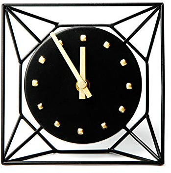 WZCXYX Pendule de cheminée,Horloge de Bureau en métal Moderne et Simple, alimenté par Pile, utilisé pour la décoration de Salon/Cuisine/Bureau/Maison