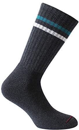 Labonal. Chaussette. SPORT, Coton. Gris anthracite. 46/47 FABRIQUE EN FRANCE - HOMME. (1 paire)