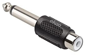 Ekon adattatore RCA jack 6.3mm, femmmina maschio, per stereo, amplificatore, cuffie, strumenti musicali, chitarra, tastiere, mixer, home audio, Hi-Fi