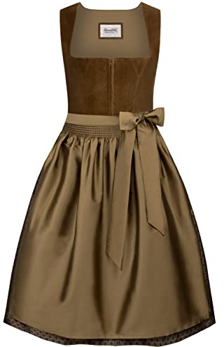 Stockerpoint Damen Isola Midi Dirndl, Olive, 40
