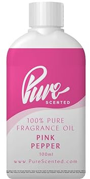 Pink Pepper Fragrance Oil - 100ml Suitable for Candles, Wax Melts, Cosmetics, Diffusers, Soap