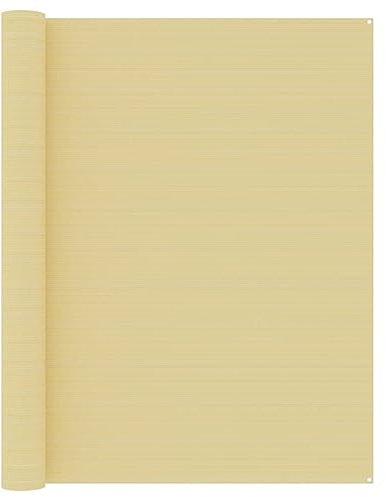 CIADAZ Zeltteppich, Vorzeltteppich, Camping Plane, Teppich Für Camping Vorzelt, Bodenplane Zeltunterlage, Camping Teppich Outdoor, 250x600 cm Beige