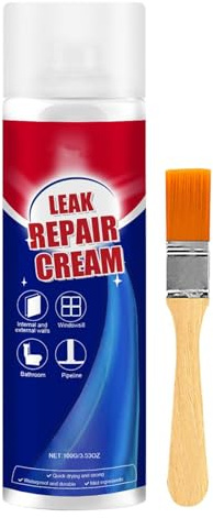 Liquid de sellado impermeable, crema reparadora de fugas de 100 ml, aerosol para impermeabilización de techos, para paredes y techos, sellado de capas con rápida de giros, ventanas de marco de