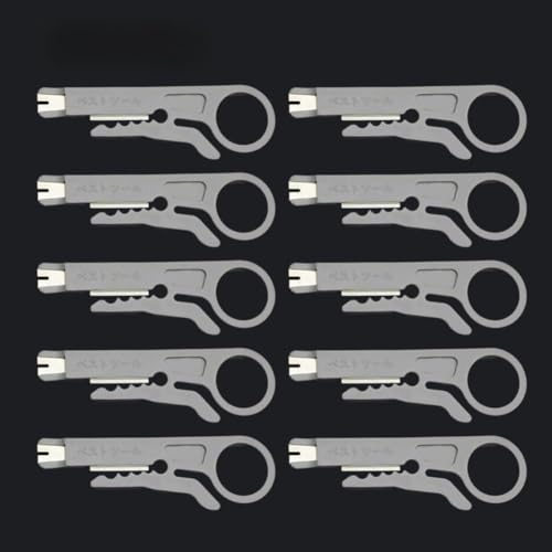 5/10 alicates pelacables, SK5 herramienta cortadora de cables de acero al manganeso, para pelar y pegar cables de alimentación de teléfono de red
