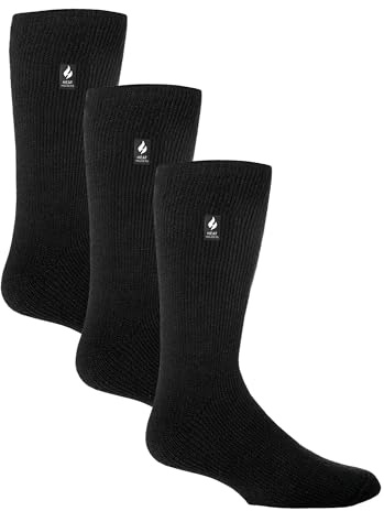 HEAT HOLDERS - 3 Pair Pack Multipack Mens Insulated Thermal Socks for Winter 6-11