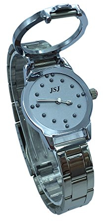 VISIONU Reloj De Pulsera Braille para Invidentes o Personas Mayores Gris Dial (Mujer)