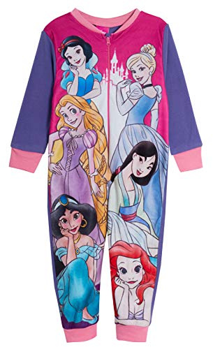 Disney Grenouillère Princesse Fille Pyjama Combinaison Polaire Enfant 2-10 Ans