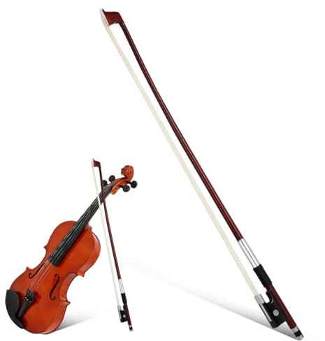TOYANDONA Archet de violon en bois de rechange professionnel avec crin de cheval pour archet de violon de qualité supérieure en bois pour débutants