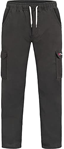 Nebulus Pantalones chinos para hombre Lounge, pantalones cargo informales de algodón y elastano, pantalones para hombre con cintura elástica y cintura elástica