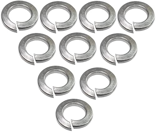 AERZETIX - C48800 - Lot de 10 Rondelles Grower frein ressort - M8 - en acier inoxidable A2 - DIN127 - Bricolage