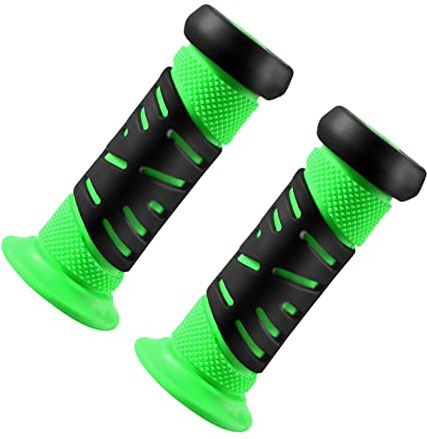 Amagogo Poignées de vélo pour Enfants Poignées de vélo antidérapantes pour Filles et garçons Vélos pour Enfants Vélos, Vert