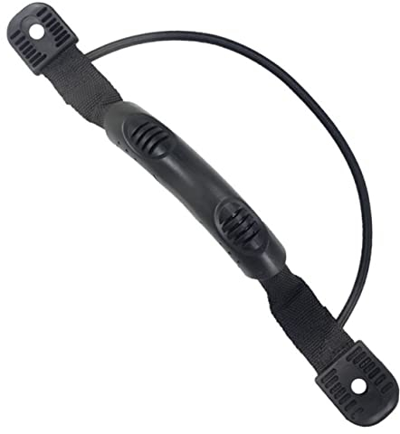 BESPORTBLE Tragegriffe Für Kanu 4er-Pack PVC-Kunststoff Seitliche Halterung Mit Bungee-Seil Bequemer Griff Schwarz