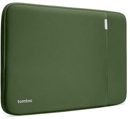 tomtoc 360° Protective Laptop Sleeve for 16-inch New MacBook Pro M5 Pro/Max | 2026 A3428 A3429, M4/M3/M2/M1 A3403 A3186 A2991 A2780, Water-Resistant MacBook Case Bag with Accessory Pocket For Dell XPS 16