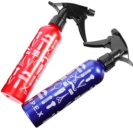 2 pezzi annaffiatoio spruzzatore d'acqua bottiglia riutilizzabile spruzzo d'acqua bottiglia a spruzzo continuo modellatore lacca for capelli spruzzatore d'acqua for piante parrucchiere trucco bottigli