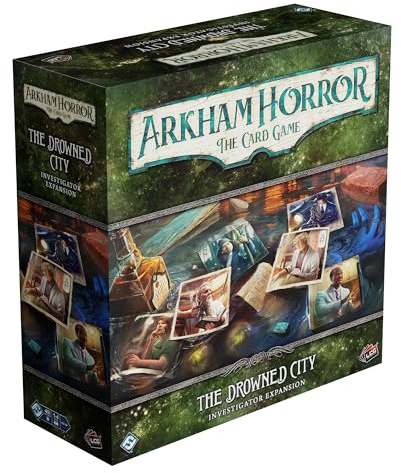 Fantasy Flight Games | Arkham Horror The Card Game: The Drowned City Investigator Expansion | Cooperative Game | Ages 14+ | 1-4 Players | 1-2 Hours Playing Time