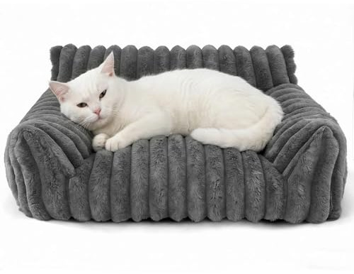 Storystore Cat Sofa 60x45x20cm Large Cat Bed for Indoor Cats