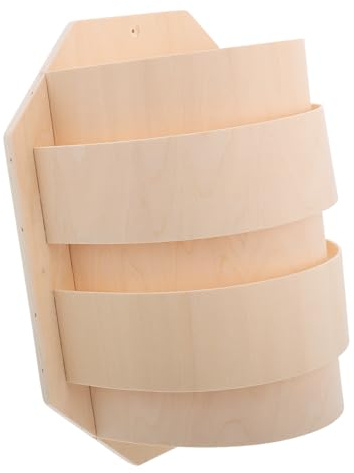 SECFOU Paralume in Legno Leggero per Sauna Paralume Lampada Traslucido e Decorativo per Sauna e Bagno di Vapore Luce Morbida e Atmosfera Rilassante Facile da Installare