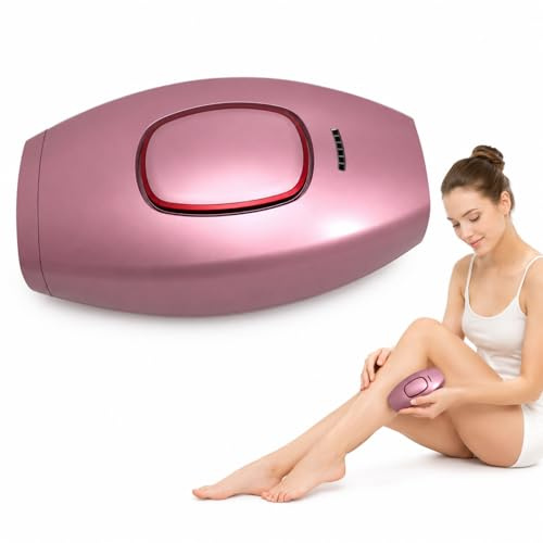 Loop Di Solippy Luce Pulsata Solippyepilatore Luce Pulsata Epilatore IPL Compatto Per Viso Labbro Superiore Mento Ascelle e Zona Bikini (Rosa)