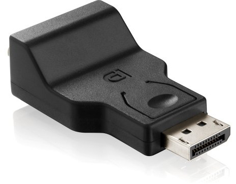 HDSupply DA070 – DisplayPort till VGA-adapter (DisplayPort-kontakt till VGA-uttag) – svart