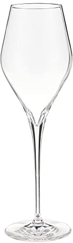 Schott Zwiesel Tritan Crystal Glass Finesse Stemware Collection Champagne Flute with Effervescence Points (Set of 6), 10.0 oz, Clear