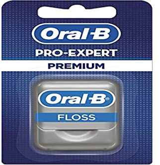 Oral-B Pro-Expert Premium Zahnseide Floss, 40 m (1 x 1 Stück), 854493, Grau