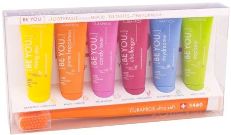 CURAPROX be you Mix-Set 6-Zahnpasten+1-Zahnb. 6X10 ml