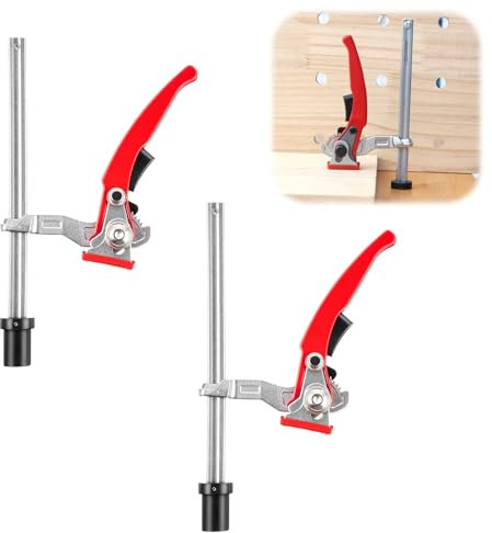 Lot de 2 serre-joints de 20 mm pour tables multifonctions, pinces à serrage rapide pour meulage, coupe