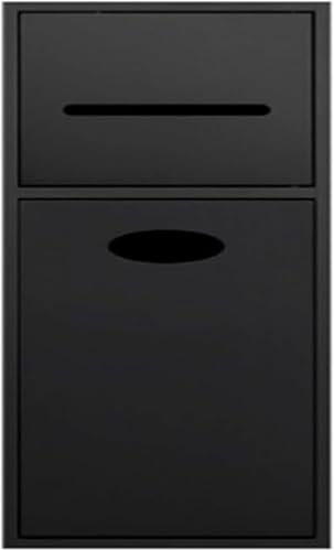 Nicho de Ducha Empotrado a Prueba de Agua, nicho de Ducha, Estante de Ducha Empotrado, Soporte de Papel higiénico, nicho de Ducha con Puerta para baño residencial de Hotel (Dorado)