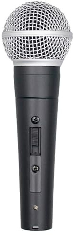 Montesy Microfono vocale professionale dinamico cardioide professionale per canto da palcoscenico voci podcasting karaoke