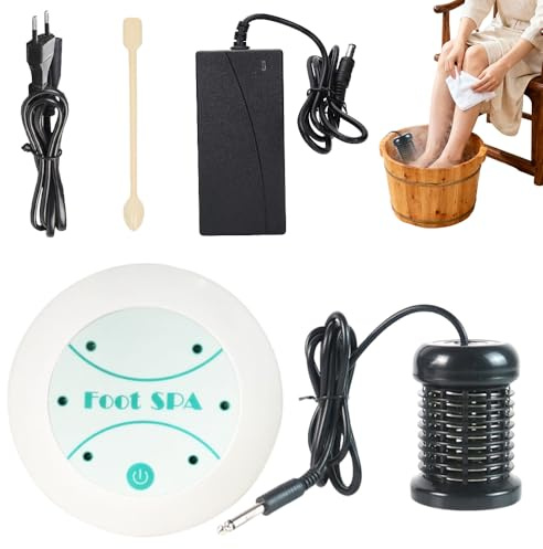 Pediluvio Ionico, ADDLIVE Macchina per Disintossicazione del Pediluvio Ionico, Pediluvio Piedi Set, Favorisce la Circolazione Sanguigna, Migliora la Qualità del Sonno e Allevia lo Stress(Senza Bacino)