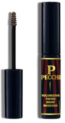 Mascara Sopracciglia La Pecchi Rougj - Per sopracciglia Piene e Definite, volumizzante - Mascara Marrone Effetto Tattoo, Copre Peli Bianchi - Made in Italy