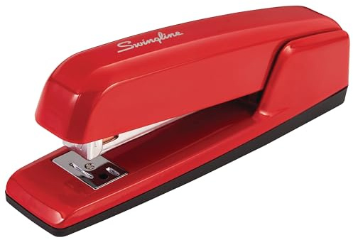 Swingline Stapler, 30 Sheet Capacity, 747 Business Stapler, Jam Free, Metal, Rio Red (74736)