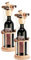 Playtastic Weinflaschen Puzzle: Flaschen-Puzzle Verona aus stabilem Echtholz, 2er-Set (Flaschen-Tresor, Flaschen-Denkspiel, Flaschenhalter)