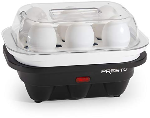 Easy Store Electric Egg Cooker - 6, Black/White