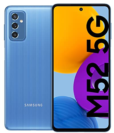 Samsung Galaxy M52 5G Smartphone Android 128 GB Blau
